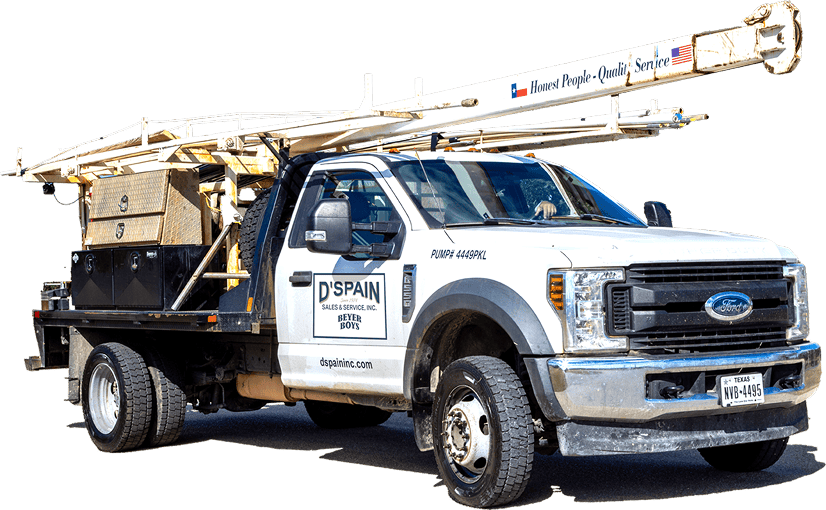 Electrical service vehicle for D'Spain Sales & Service.