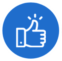 We tell the truth. Honesty icon.